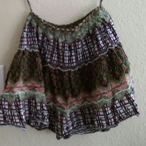 Mini flair skirt